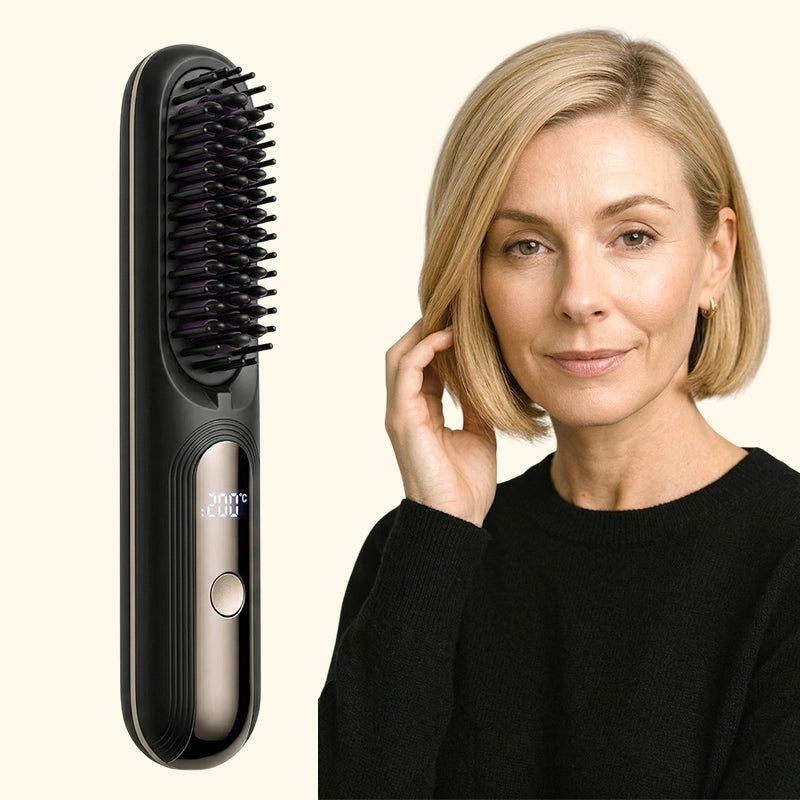 Auri Pro Cordless Hair Straightening Brush